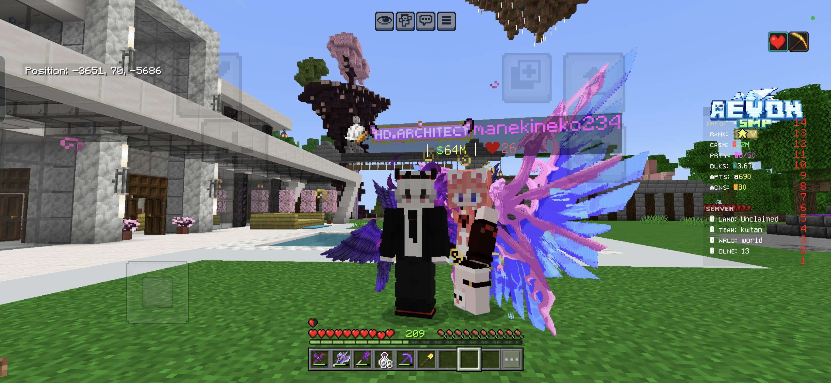 Bedrock players enjoying AevonSMP — picture 1