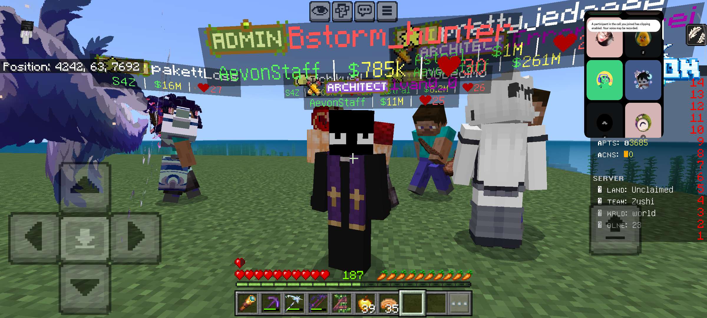 Bedrock players enjoying AevonSMP — picture 3