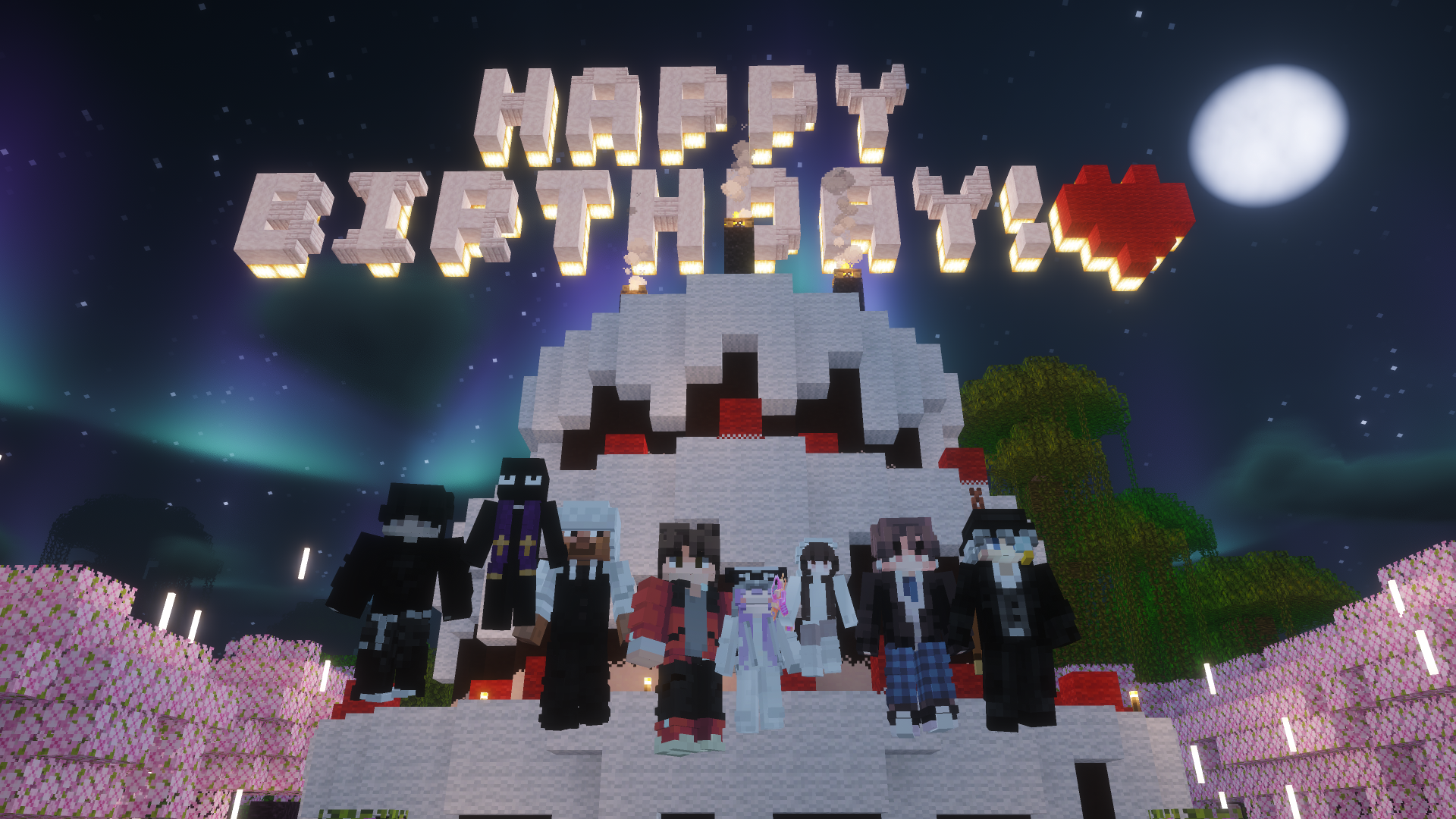 Kirby birthday celebration in AevonSMP — picture 1