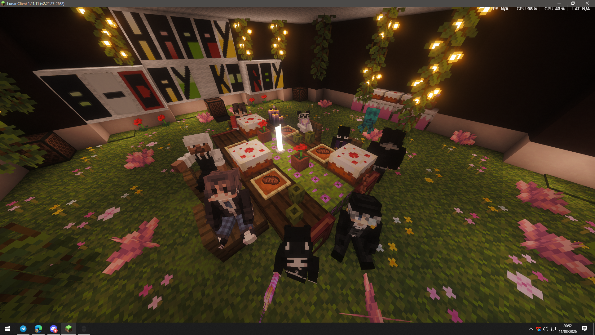Kirby birthday celebration in AevonSMP — picture 8
